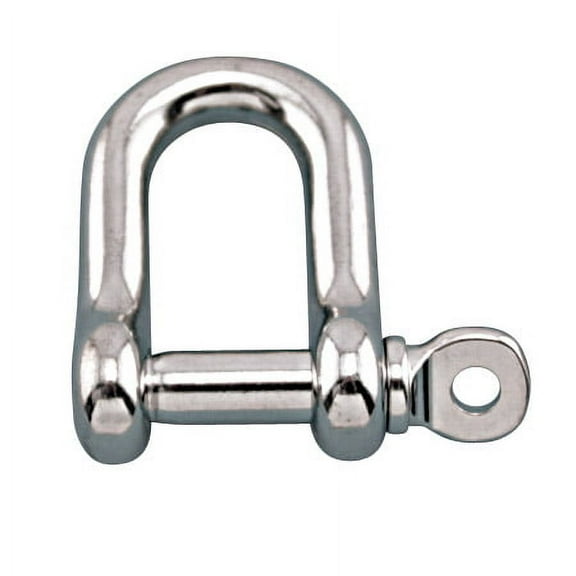 STAINLESS STEEL 316 STRAIGHT "D" SHACKLE 5/8'' (S0115-0016)