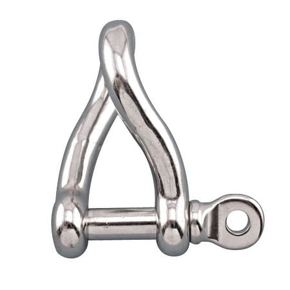 STAINLESS STEEL 316 TWIST SHACKLE 1/4" WITH SCREW PIN (S0163-0006)