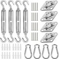 thumbnail image 1 of Sun Shade Sail Hardware Kit - 6 Inches - Super Heavy Duty - for Triangle Sun Shade Sail D, 1 of 5
