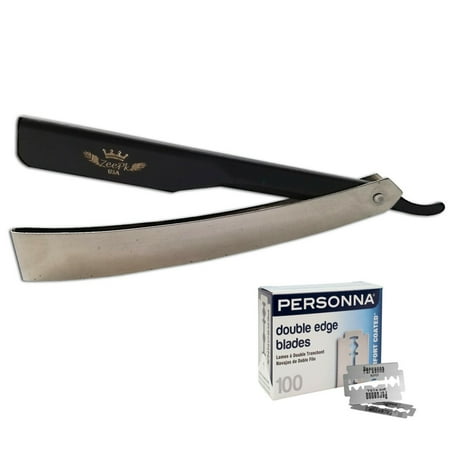 STAINLESS STEEL BARBER STRAIGHT EDGE CUT THROAT HAIR SHAVING FOLDING KNIFE RAZOR