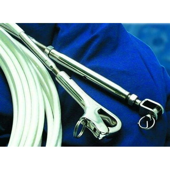 STAINLESS STEEL LIFELINES KIT WITHOUT GATE, BOAT RIGGING, SAILBOAT RIGGING