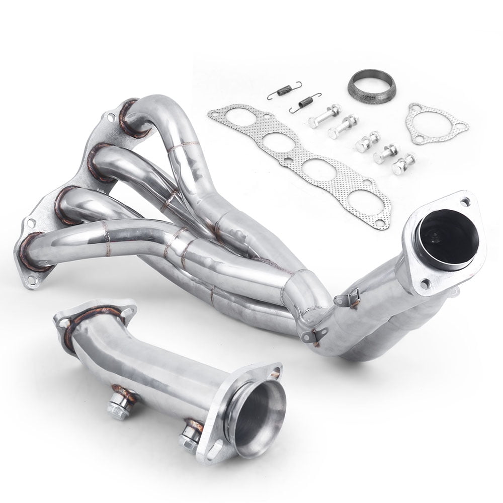 STAINLESS STEEL MANIFOLD HEADER FOR HONDA CIVIC SI ACURA RSX BASE 2002 ...