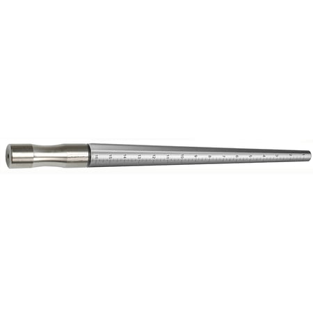 STAINLESS STEEL RING MANDREL 1-16 with ring blank gauge