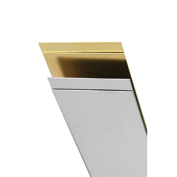K&S Strip 0.018" X 3/4"W X 12" L Stainless Steel - 430 Carded