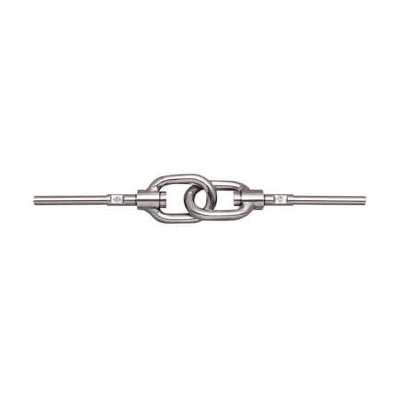 STAINLESS SWIVEL GATE EYE JOINED 5/32" 316 SS