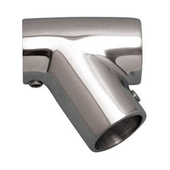 STAINLESS TEE RAIL UNIVERSAL, BOAT HARDWARE, BIMINI HARDWARE 7/8" 60 DEG, 316 SS