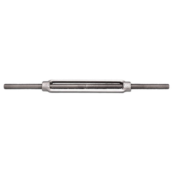 STAINLESS TURNBUCKLE FULL THREAD FS 1/2"X6" 316-NM