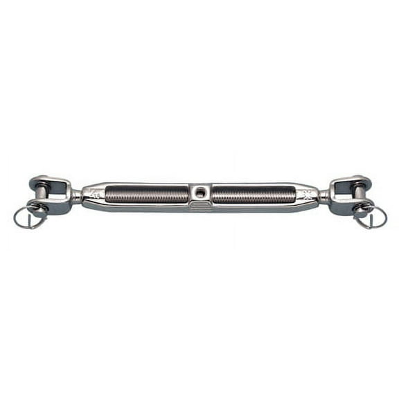 STAINLESS TURNBUCKLE JAW & JAW, 3/8", 316 SS