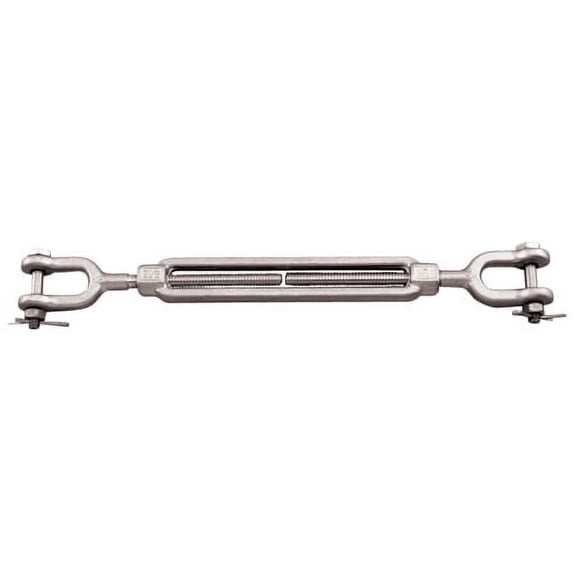 STAINLESS TURNBUCKLE JAW & JAW FS 1"X12" 316-NM