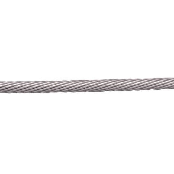 STAINLESS WIRE ROPE CABLE, 1 X 19, 3/16" , 304 SS (SOLD IN 5000' SPOOL)