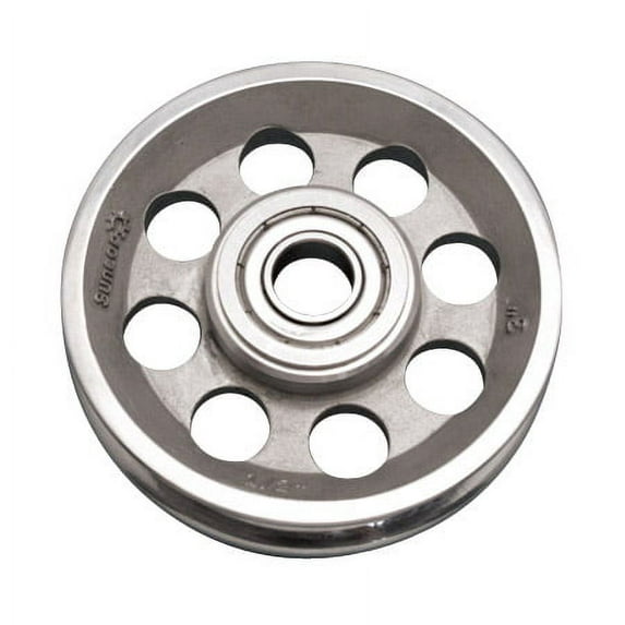 STAINLESS WIRE ROPE SHEAVE (BEAR), 1/4" X 4" X 5/8", 316 SS