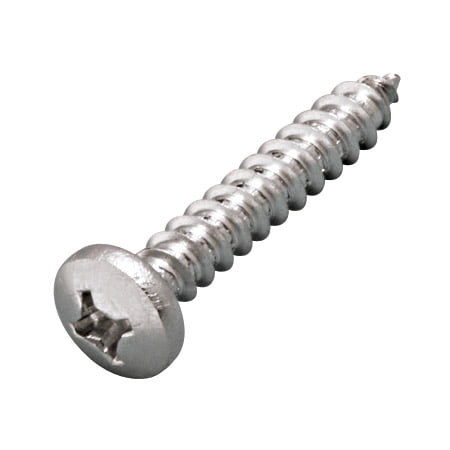 STAINLESS WOOD SCREW - PANHEAD, #20 (5/16"), 316 SS