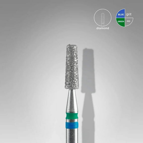 STALEKS PRO Diamond Nail Drill Bit DUO Cone EXPERT Head Diameter 2,5 mm / working part 8 mm