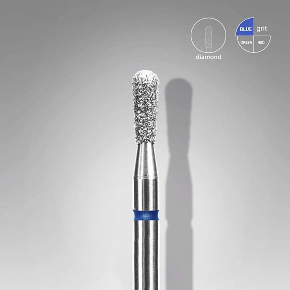 STALEKS PRO Diamond Nail Drill Bit (Match) EXPERT Head Diameter 2,3 mm / working part 5 mm