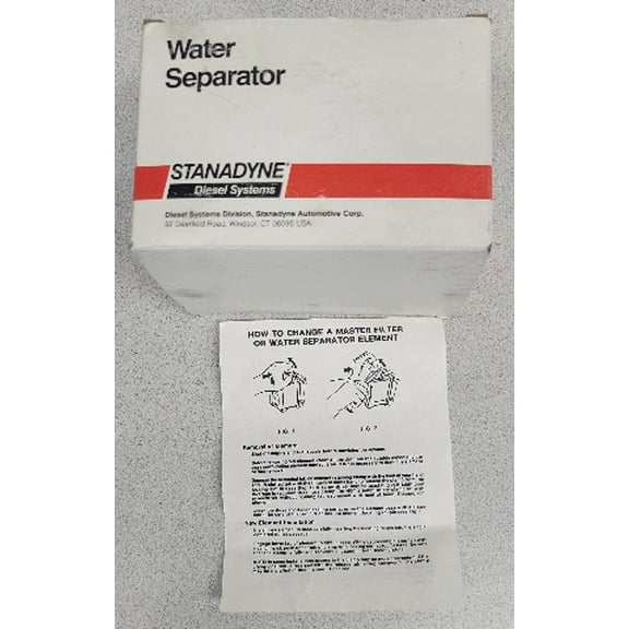 STANADYNE FUEL MANAGER WATER SEPARATOR ASSEMBLY. Part # 19797