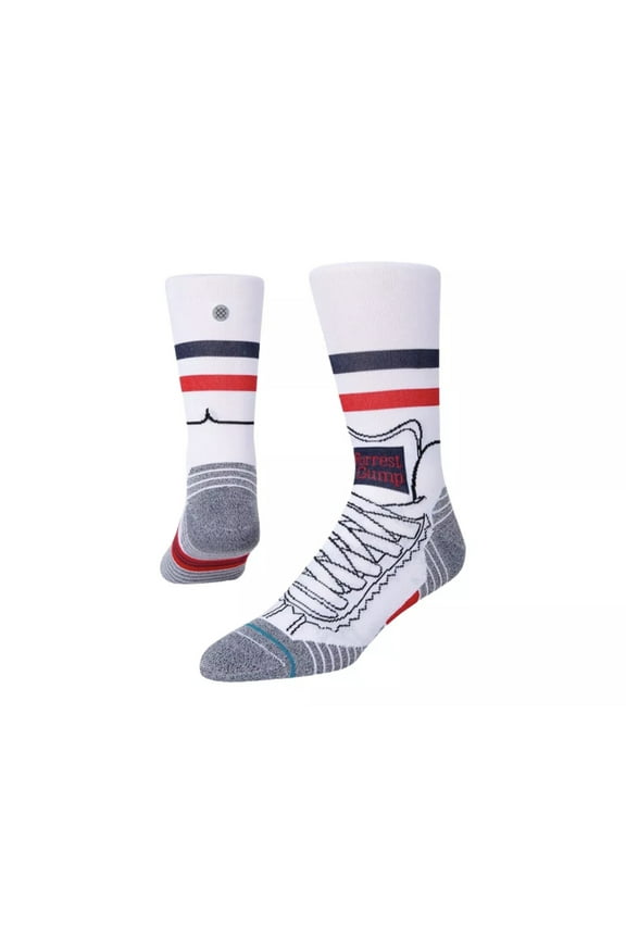 RUN FORREST GUMP CREW HEIGHT BREATHABILITY Socks UNISEX SMALL