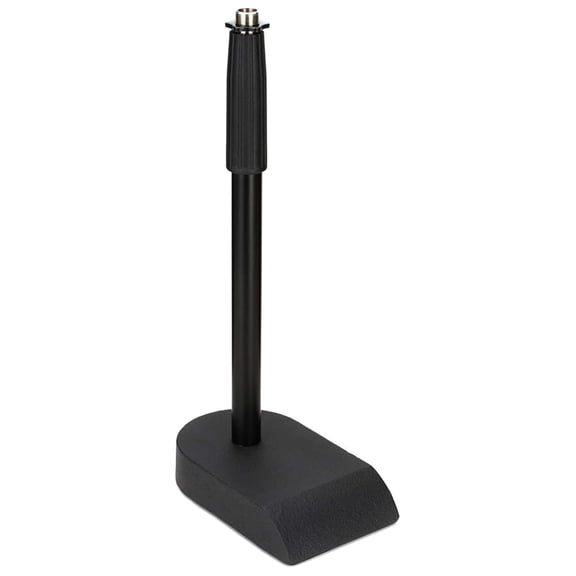 STANDMB MicroBoom Microphone Stand Base, Pedestal Style, Heavy Duty - Black