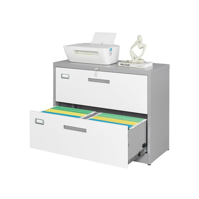STANI 2 Drawer Lateral File Metal Filing with Lock