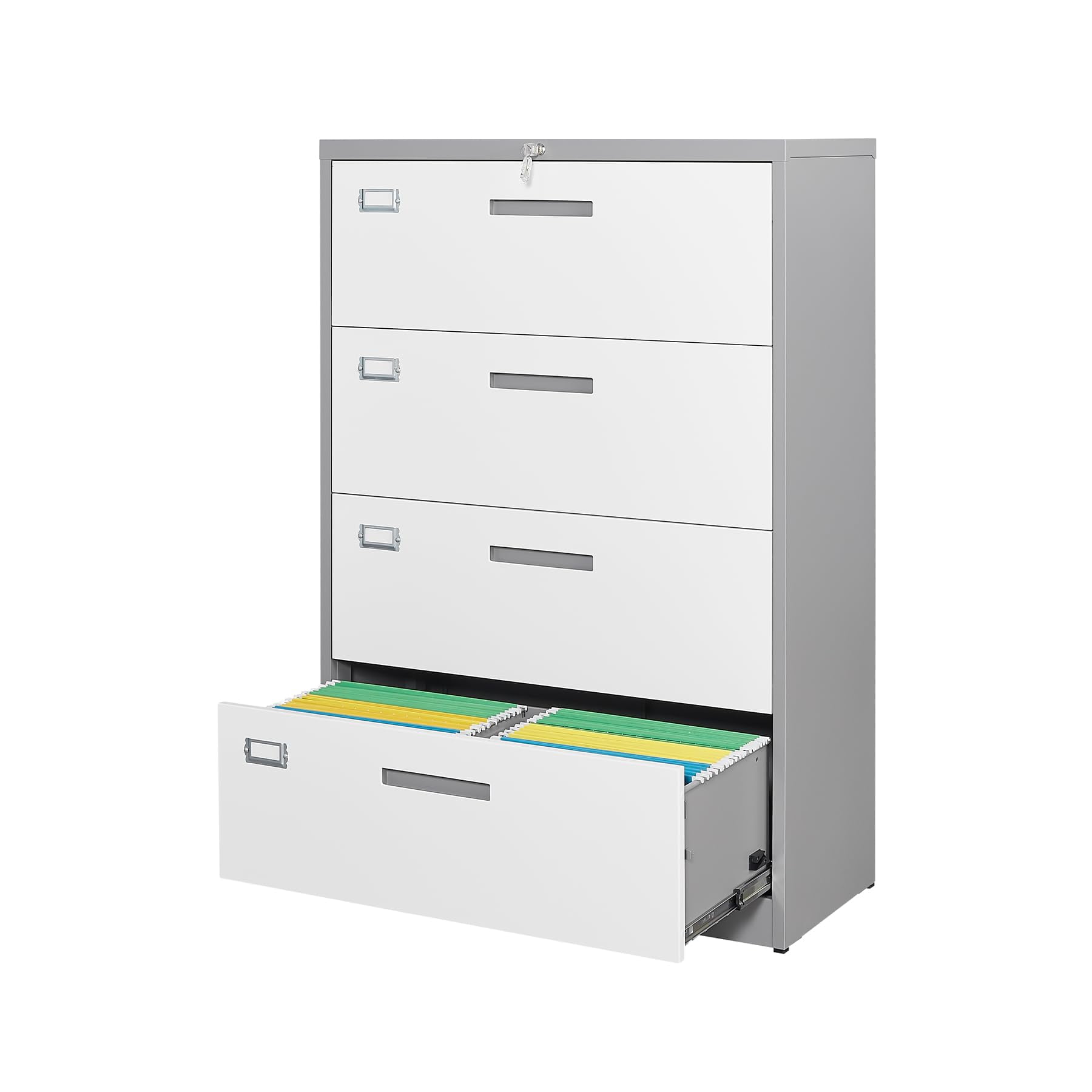 STANI 4 Drawer Lateral File Metal Filing with Lock