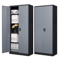 thumbnail image 1 of STANI 71" Metal Storage Cabinet with Lock Door, Adjustable Shelf Steel Lockers for Office, Home,Kitchen,Garage Tool Utility Cabinet, 1 of 8