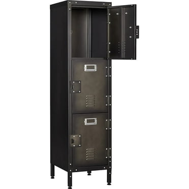 STANI Metal Locker Storage Cabinet, 47.3” Employees Industrial Steel ...