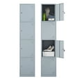 thumbnail image 1 of STANI Metal Locker Steel Storage Cabinet with 4 Doors for Office School Gym Metal Storage Locker Cabinets for Employees Students Steel Locker, 1 of 5