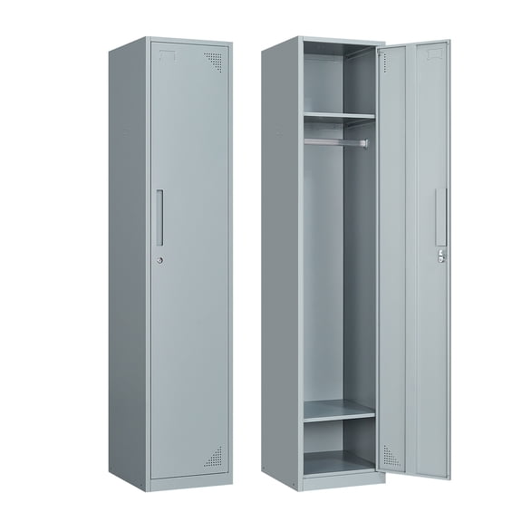 STANI Metal Locker Steel Storage Cabinet with Doors for Office School Gym Metal Storage Locker Cabinets for Employees Students Steel Locker