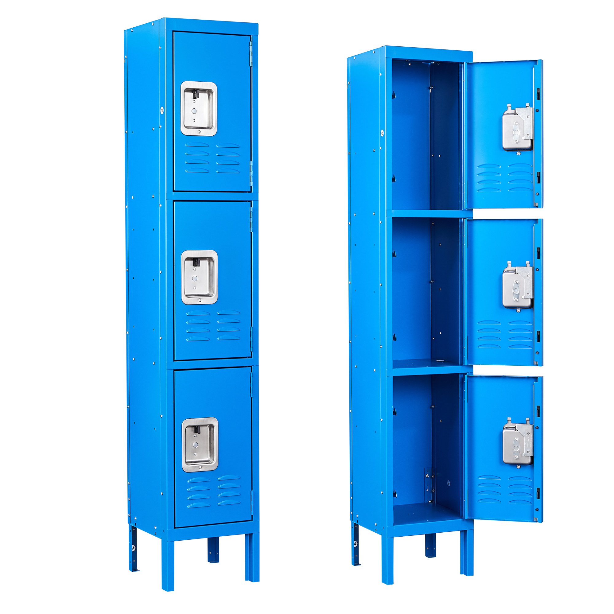 VEVOR Metal Locker for Employees, 9 Doors Storage Cabinet with