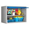 thumbnail image 1 of STANI Wall Mount Metal Cabinet with Adjustable Shelves, Hanging Garage Storage Wall Cabinets with Up-flip Doors,Lockable Tool Chest Cabinet for Garage Basement, 1 of 7