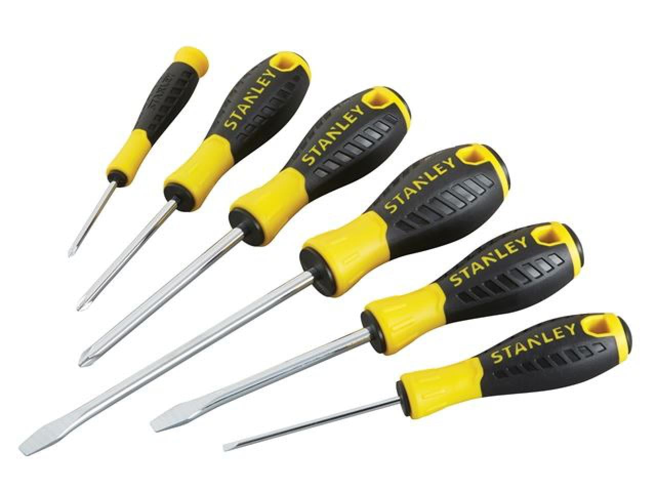 STANLEY - 0-60-208 Essential Screwdriver Set, 6 Piece