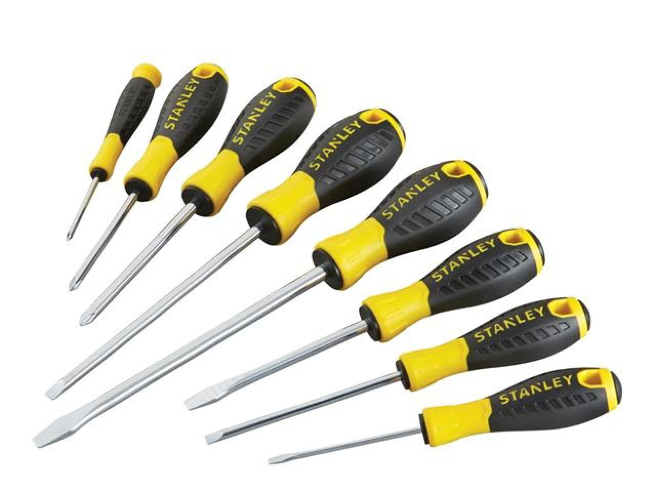 STANLEY - 0-60-210 Essential Screwdriver Set, 8 Piece