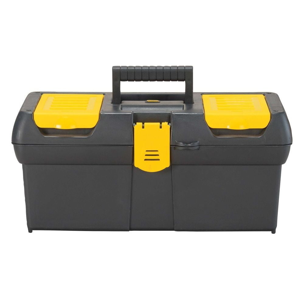 STANLEY 016011R One-Latch 16-Inch Toolbox with 2-Lid Organizer