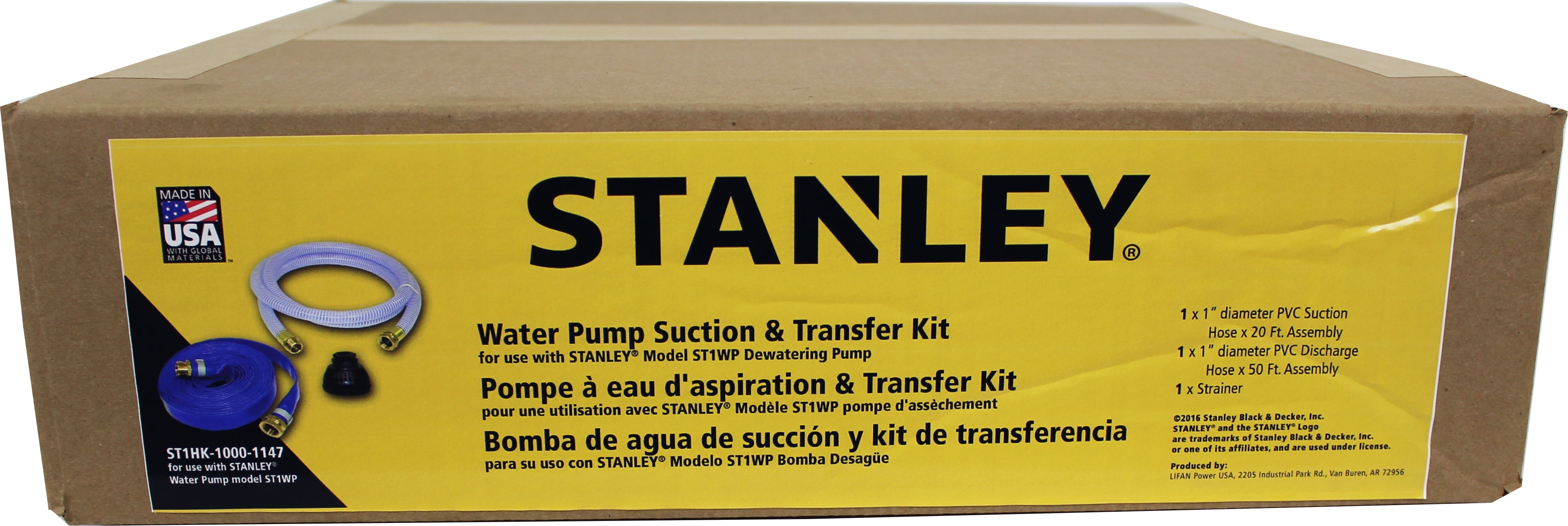 STANLEY 1" Water Pump Hose Kit