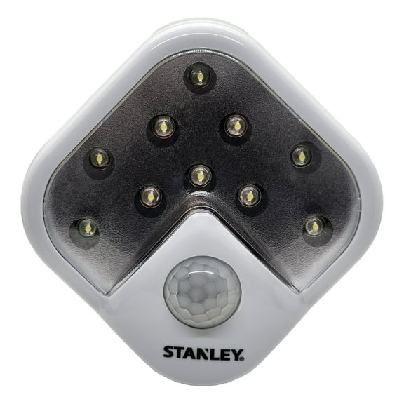 STANLEY 10-LED Battery-Operated Motion-Sensing Utility Light, 32749
