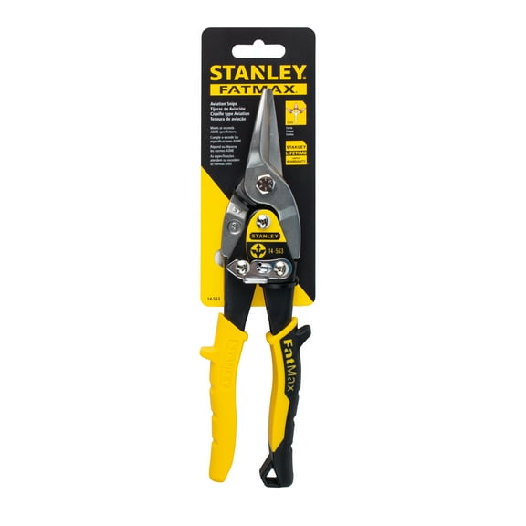 STANLEY 14-563W FatMax Straight Aviation Snips Hand Tool Nippers