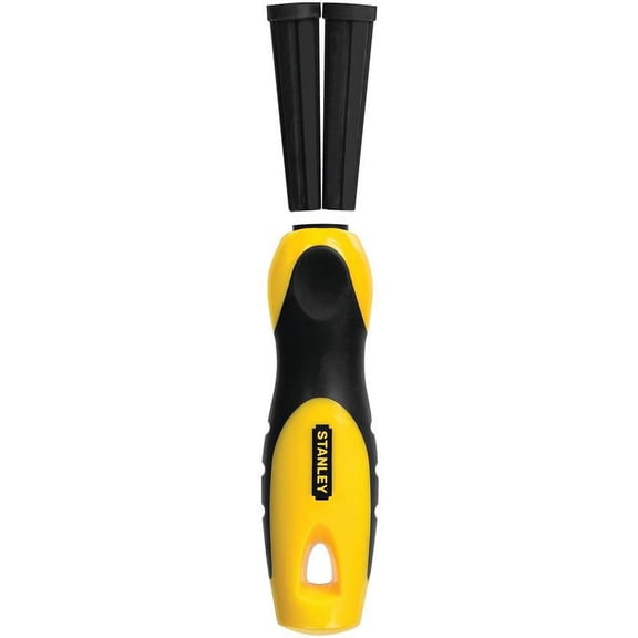 STANLEY 22-311 4.5-Inch File Handle, Interchangeable, Rubber w/3 Inserts
