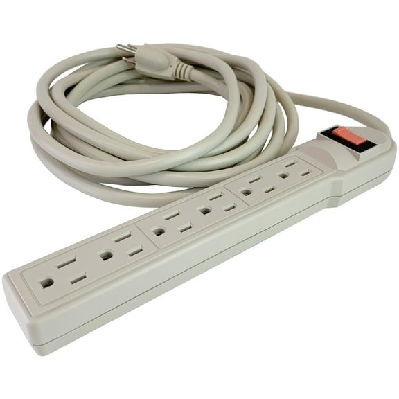 STANLEY 30021 PowerMAX 6-Outlet XL Power Strip, 15-Foot Cord