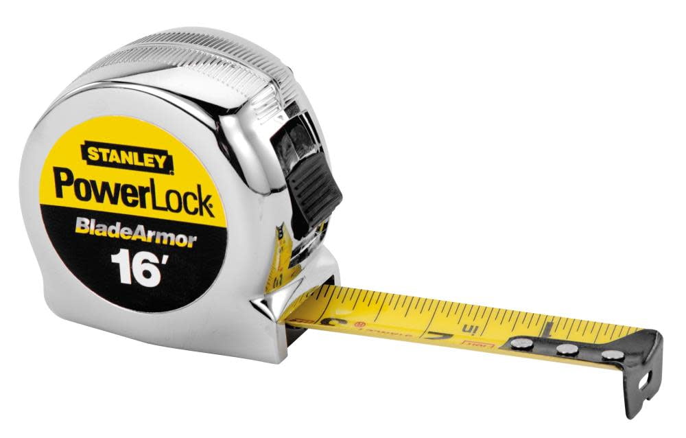 STANLEY 33-516 Tape Measure 16 ft L x 1 in W Blade Steel Blade Chrome