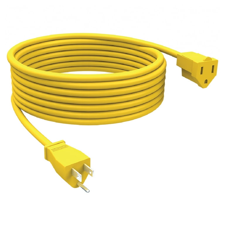 Stanley 33157 Yellow Outdoor Power Extension Cord (15 Feet)