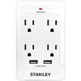 thumbnail image 1 of STANLEY 33202 SurgeQuad AC and USB Wall Tap, 1 of 8