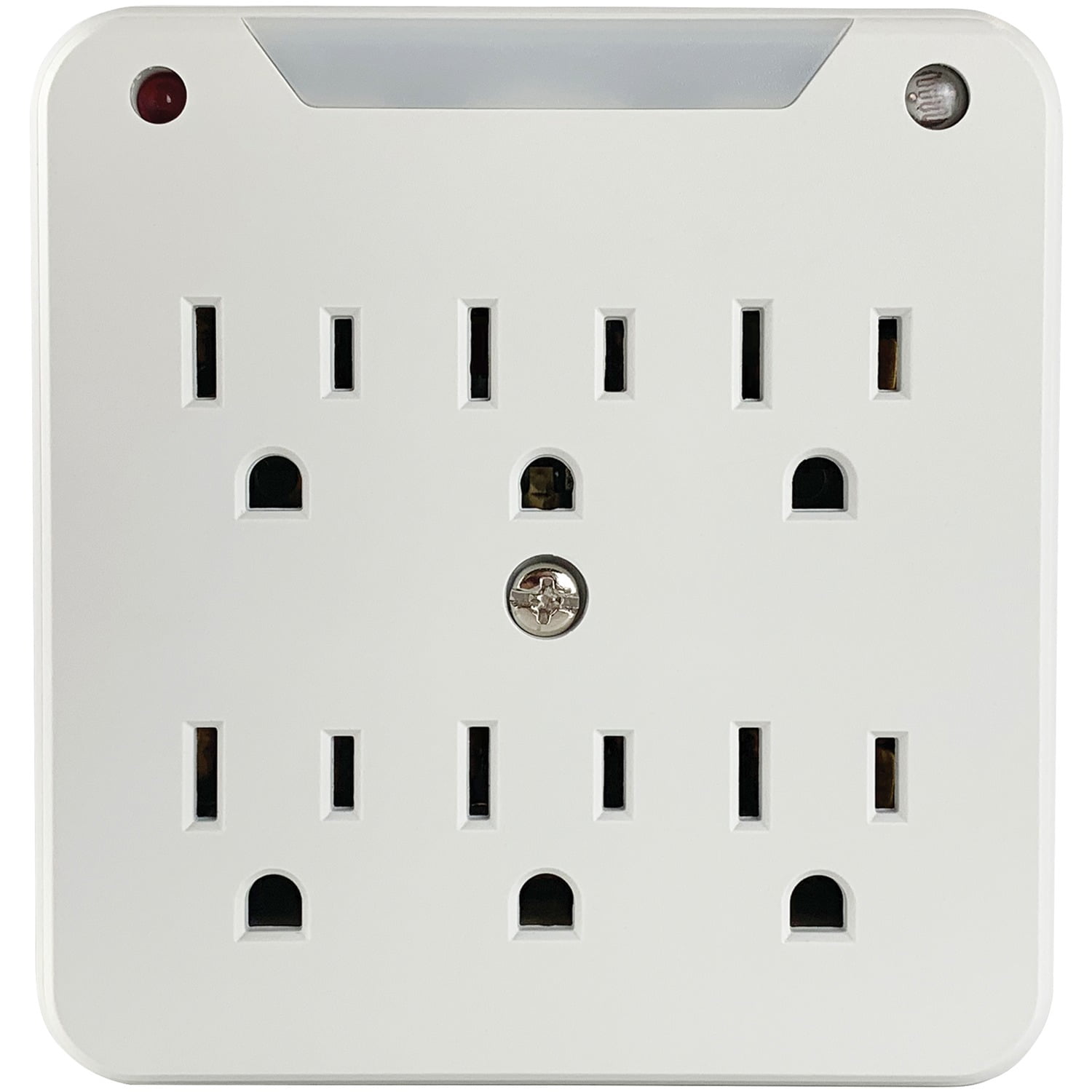 Stanley 33208 6 Outlet Surge Protected Wall Adapter With Night Light