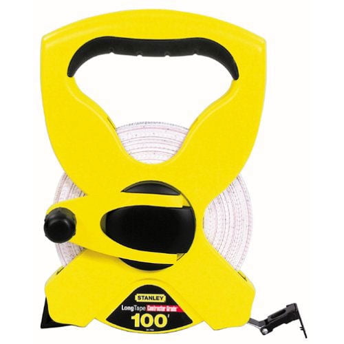 STANLEY 34-790 100-Foot Open Reel Fiberglass Long Tape Measure