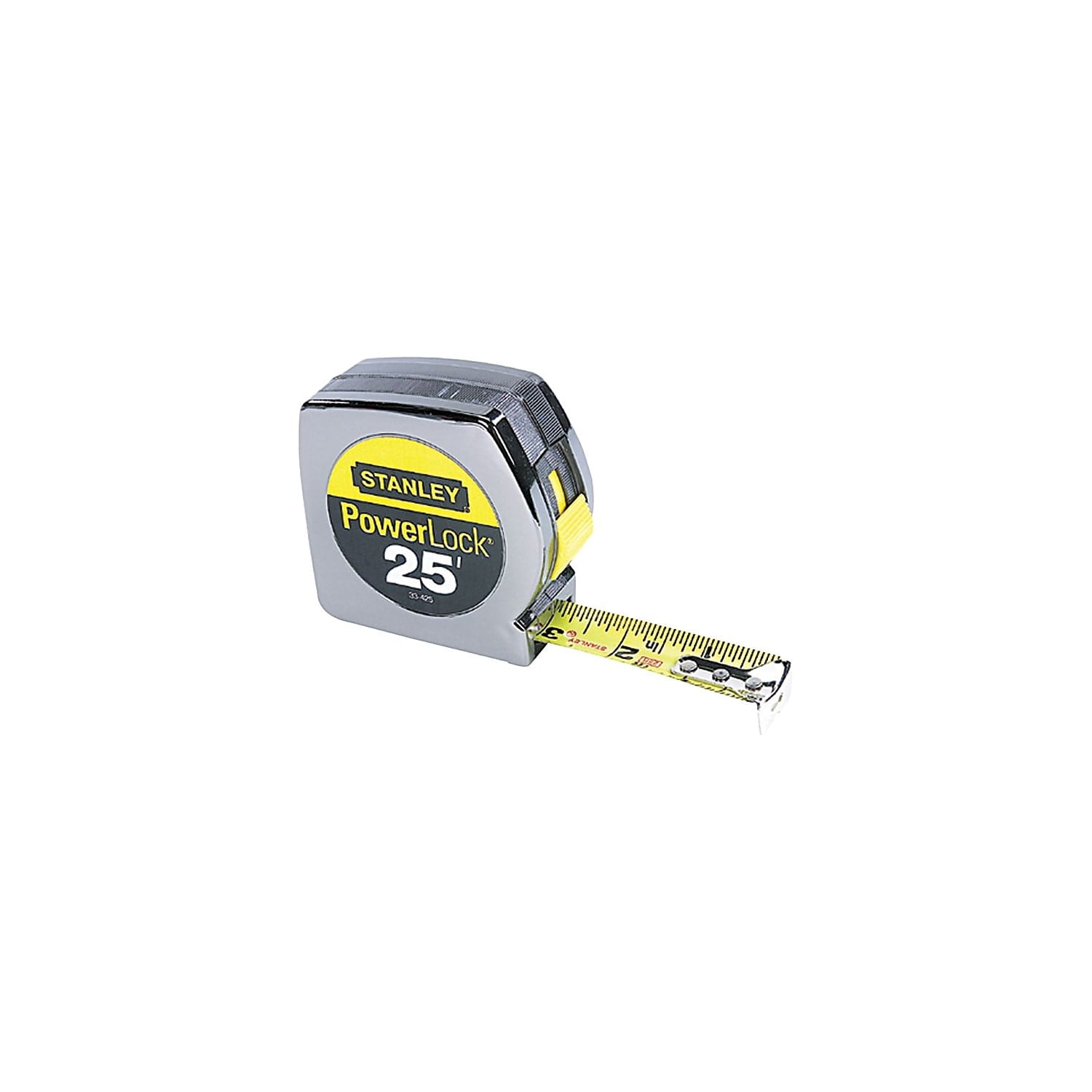 STANLEY 35ft Utility Steel Portable Chrome Tape Measure with Mylar