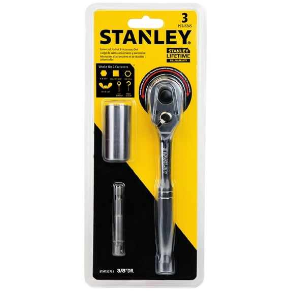 STANLEY 3PC UNIVERSAL SOCKET KIT | STMT82751
