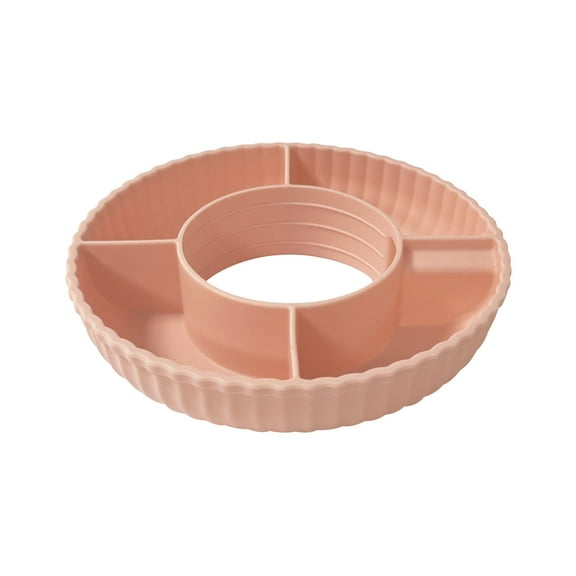 STANLEY 40oz Cup Snack Tray - Food Grade Silicone Snack Plate, Compatible with STANLEY Quencher Tumblers, Reusable Split Fruit Candy Bowl, Soft Elastic BPA-Free Snack Dish