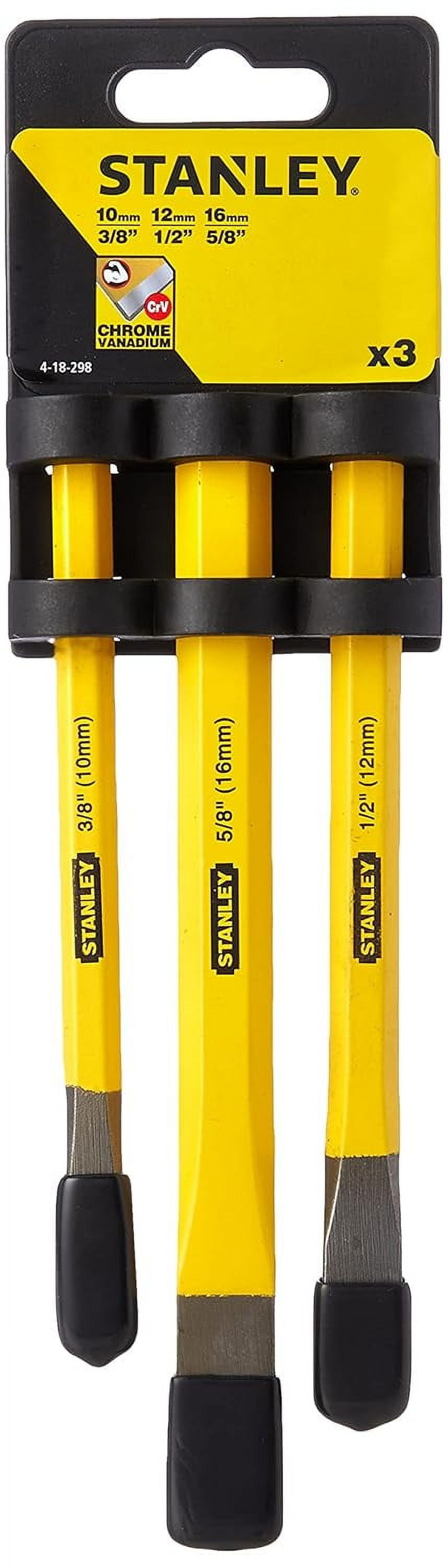 STANLEY 418298 3 Piece Cold Chisel Set - Walmart.com