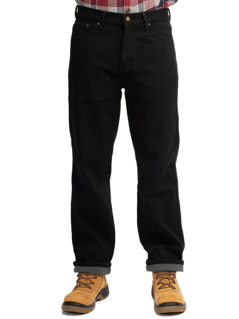 STANLEY 5 POCKET DENIM W POLAR FLEECE LINING - Walmart.com