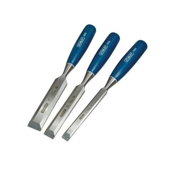 STANLEY - 5002 Bevel Edge Chisel Set, 3 Piece
