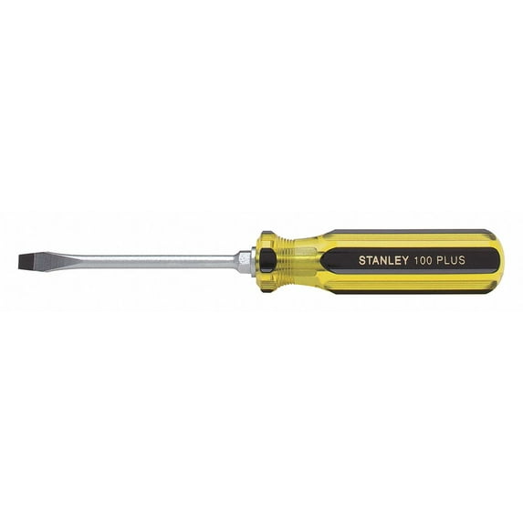 STANLEY 66-164-A Screwdriver Slotted 1/4" 4" Round