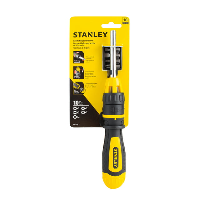 STANLEY® 68-010W - 10pc Ratcheting Screwdriver
